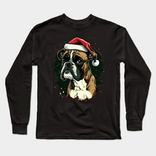 Boxer christmas Long Sleeve T-Shirt